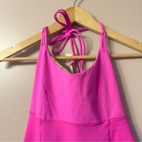 Lululemon Wandering Yogi Halter Pow Pink Women Size 6 - Picture 6 of 10